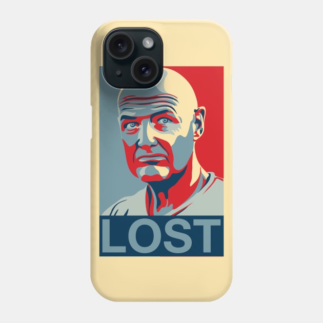 John Locke - Lost Phone Case by Randomart