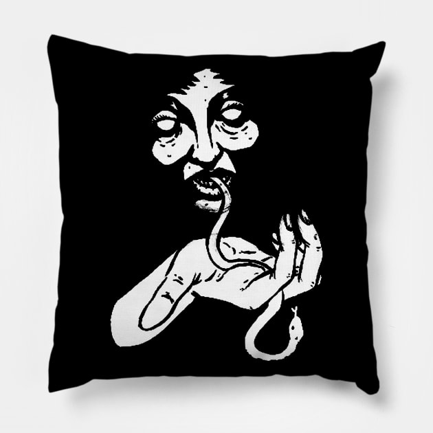 Speaking in tongues Pillow by Bloody Savage