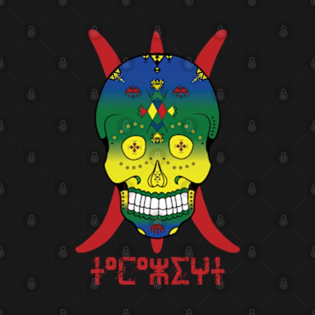 tamazight skull by teehood