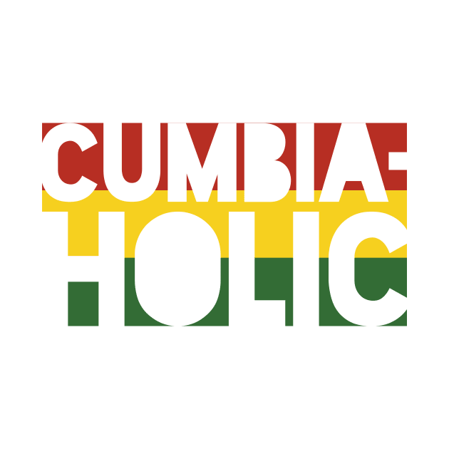 cumbia-holic - reggae cumbia - red yellow green - clean design by verde