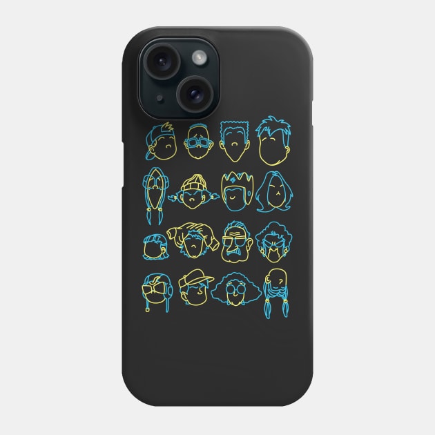 Minimalist Cartoon Children Phone Case by Punksthetic