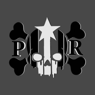 Puerto Rico flag skull and crossbones T-Shirt