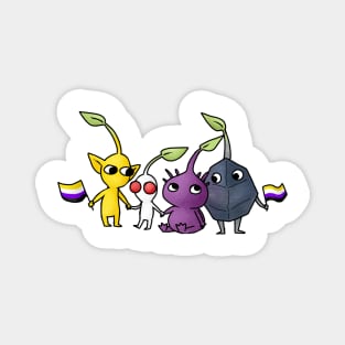 Pride Pikmin Nonbinary Magnet