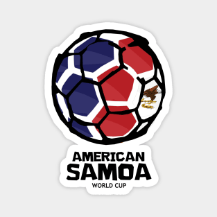 American Samoa Football Country Flag Magnet