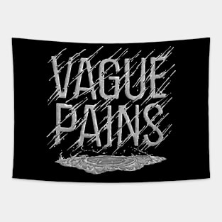 Vague Pains Rain Logo Tapestry