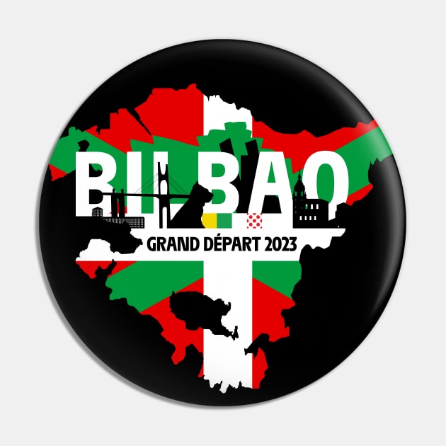 Bilbao Grand Depart 2023 Pin by reigedesign