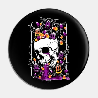 Death by Candy Corn Pin