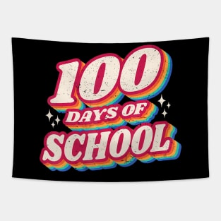 100 Days Yall Teacher Or Student 100Th Day Of School Tapestry