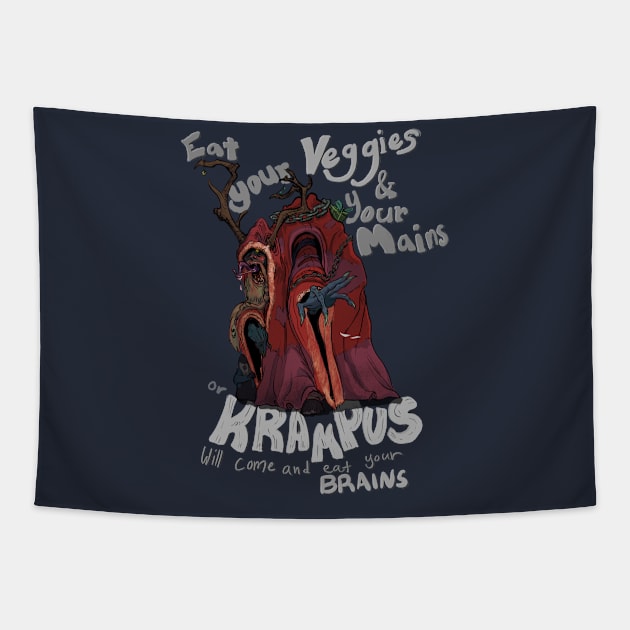 Krampus is coming part 2 Tapestry by thegunnarman