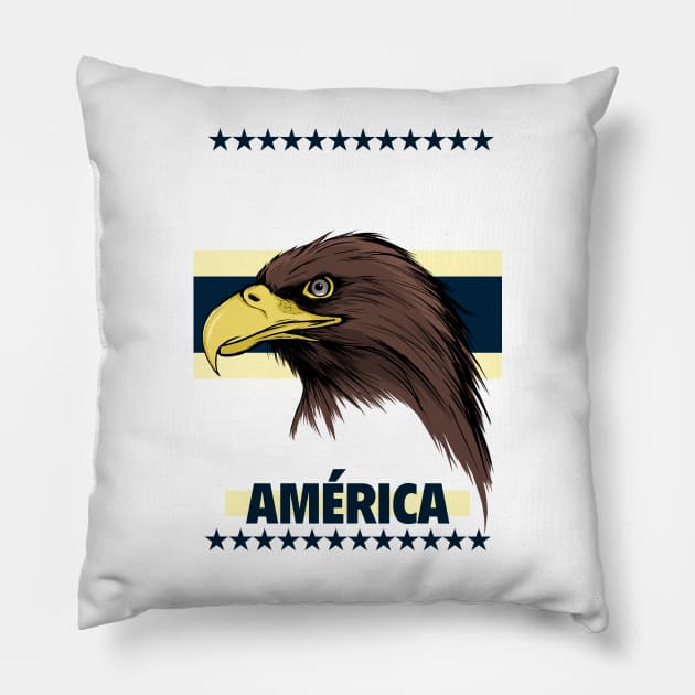 Aguilas América Campeón Pillow by akyanyme