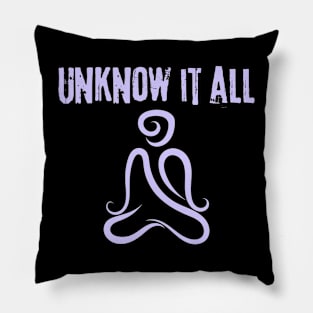 Unknow It All Pillow