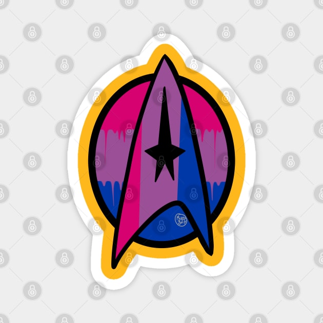 Bi Trek Magnet by Materiaboitv