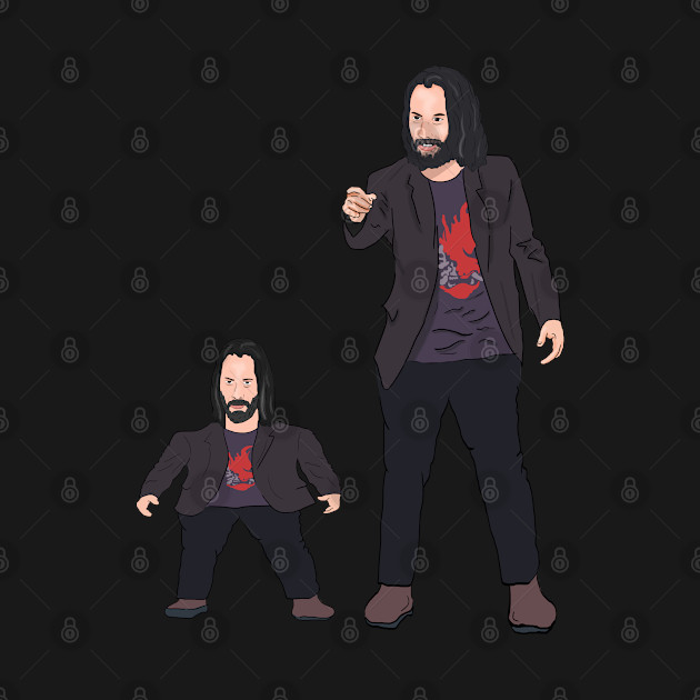 Discover Mini Keanu Reeves & Breathtaking Keanu Reeves Meme - Mini Keanu - T-Shirt