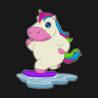 Unicorn Snowboard Winter sports T-Shirt