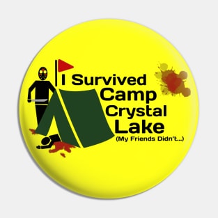 Camp Crystal Lake Pin