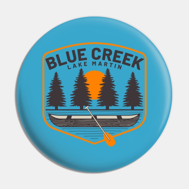 Blue Creek • Lake Martin Transparent Pin by Alabama Lake Life