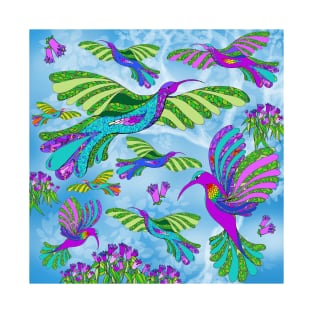 Magical Fantasy Hummingbirds T-Shirt