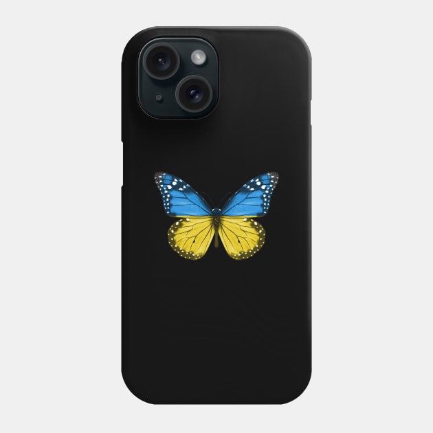 Ukrainian Flag  Butterfly - Gift for Ukrainian From Ukraine Phone Case by Country Flags