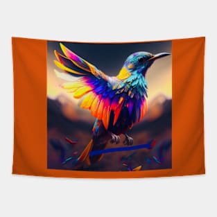 Colorful bird Tapestry