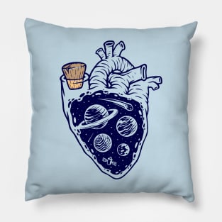 Universe My Heart Illustration Pillow