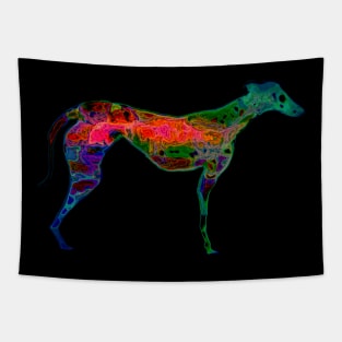 psychedelic greyhound Tapestry