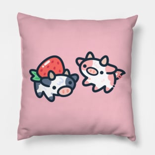 Strawberry Cows Pillow