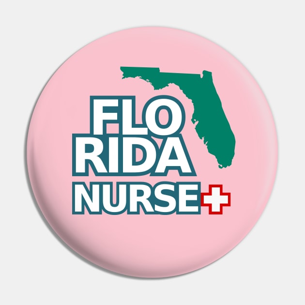 Florida Nurse Pin by Gilisuci