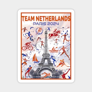 Team Netherlands - Paris 2024 Magnet