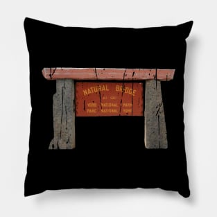 NATURAL BRIDGE YOHO NATIONAL PARK Pillow