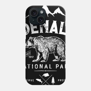 Denali National Park and Preserve Shirt US Alaska Vintage Phone Case