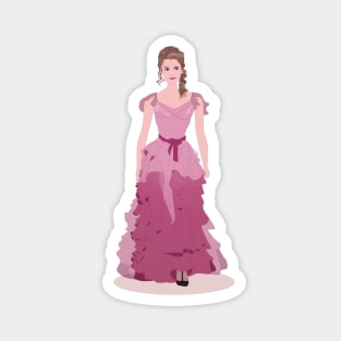 Ball Dress Girl Magnet