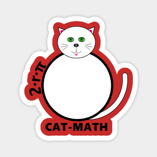 Circle-2rpi-cat-math Magnet