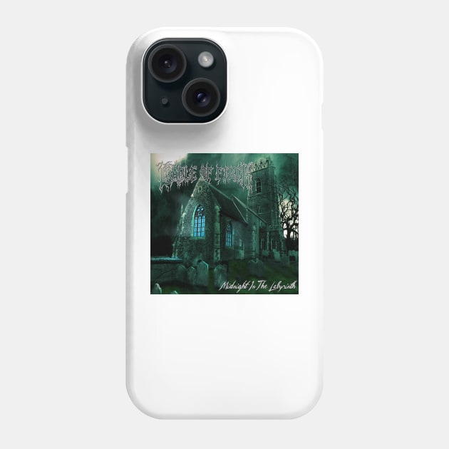 Cradle Of Filth Midnight In The Labyrinth Album Cover Phone Case by Visionary Canvas