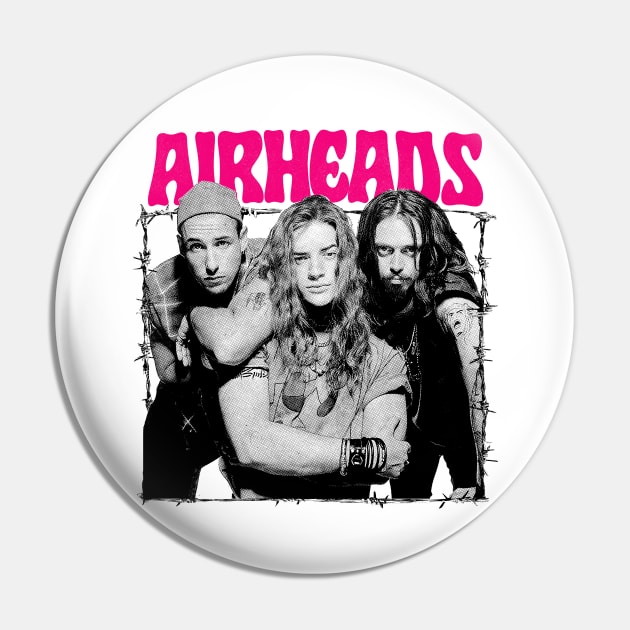 AIRHEADS - - - 90s Aesthetic Fan Design Pin by DankFutura