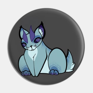 Blueberry Alien Cat :: Canines and Felines Pin