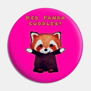 Red Panda Cuddles! Pin