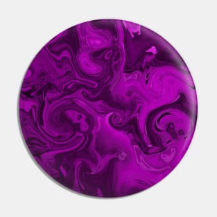 Magenta Paint Marble Acrylic Fluid Pour Pin