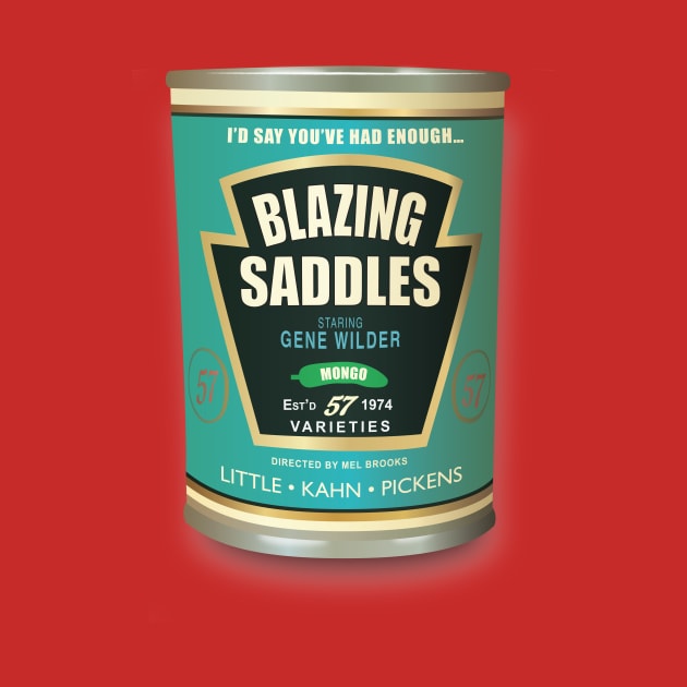 Blazing Saddles - Alternative Movie Poster by MoviePosterBoy