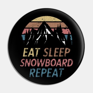 eat sleep snow brow Pin