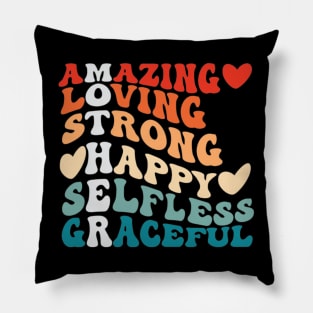 Description of a Mother | Gift Mom Mum Mama | Mother's Day Pillow