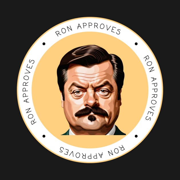 Ron Approves Funny Memes Design by Tee Shop