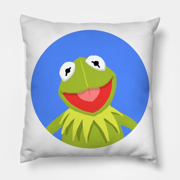 Kermit Pillow by Oricca