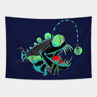 Angler Fish Tapestry