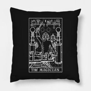 The Magician Tarot Card - Dr Frankenstein Pillow