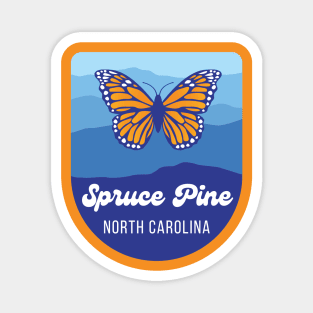 Spruce Pine North Carolina Tourist Souvenir Magnet