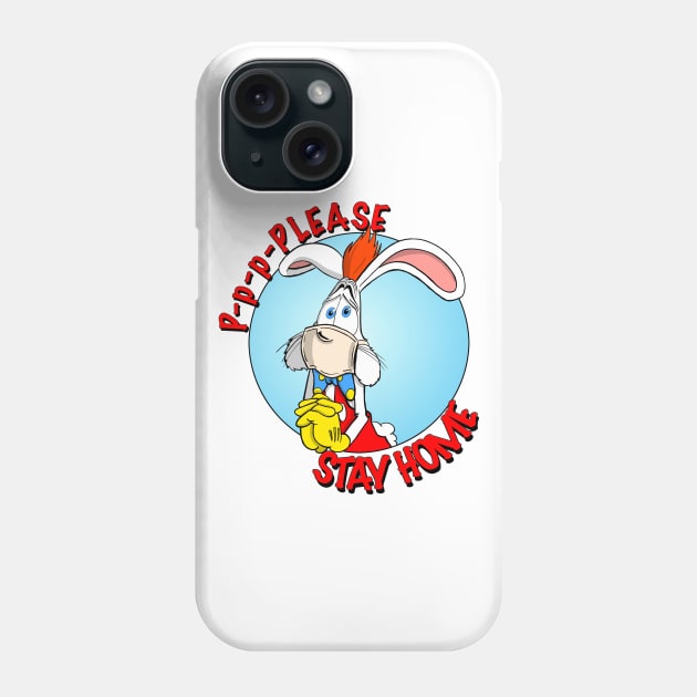 Social Distancing Roger Phone Case by Axton Kahler Art