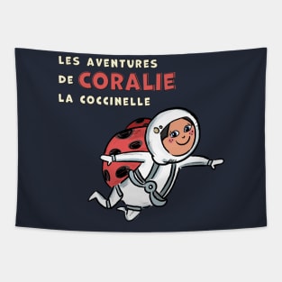 Coralie La Coccinelle Cover Tapestry