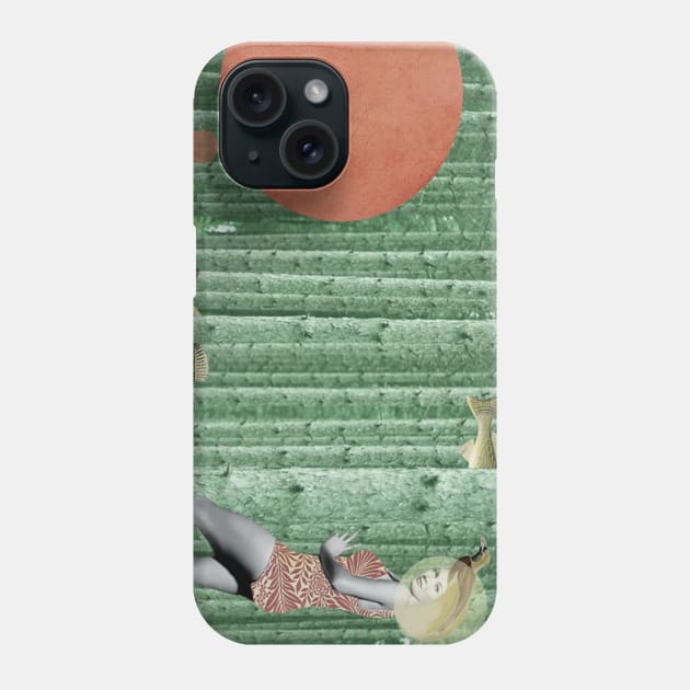 Retro Girl at Forest Phone Case by Khaletskaya 