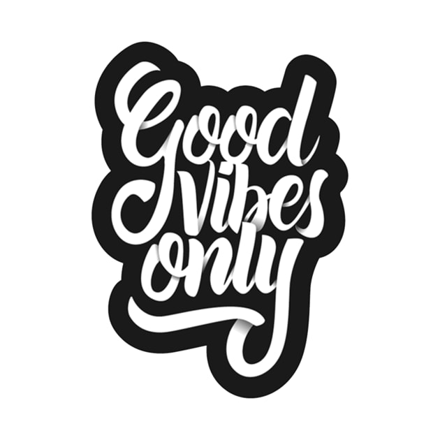 Good Vibes Only - Motivational Quotes Vintage Positive mind tee by storellc
