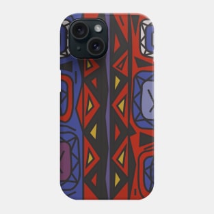 Ethnic background folk african pattern Phone Case